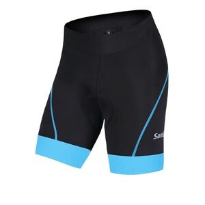 Santic Womens Size Large Cycling Shorts Road Bike Spin Padded Biking Shorts NWT